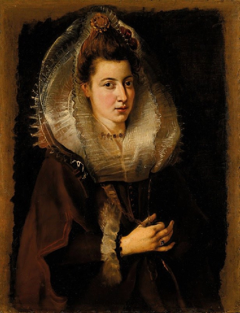 Portrait of a young woman reproduction of painting by Peter Paul Rubens. ALL GICLEE PRINTS