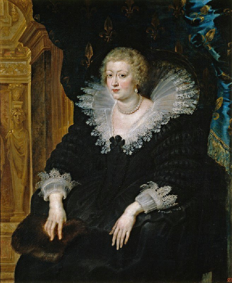 Peter Paul Rubens reprodukcija Portrait of Anne of Austria (circa 1622), VISOS REPRODUKCIJOS , paveikslai, reprodukcijos inte...