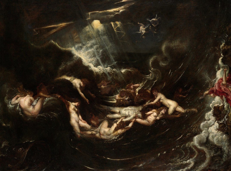 Hero And leander (Ca. 1604) reproduction of painting by Peter Paul Rubens. ALL GICLEE PRINTS