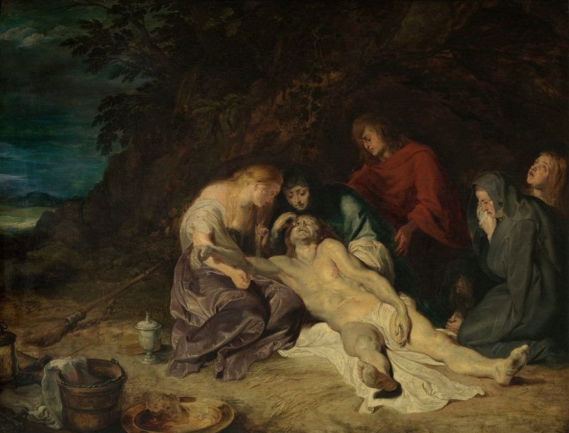 The Lamentation over the Dead Christ (1614) reproduction of painting by Peter Paul Rubens. ALL GICLEE PRINTS