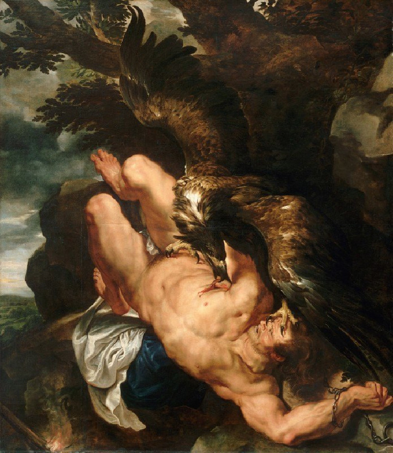 Peter Paul Rubens reprodukcija Prometheus Bound (1618), VISOS REPRODUKCIJOS , paveikslai, reprodukcijos internetu