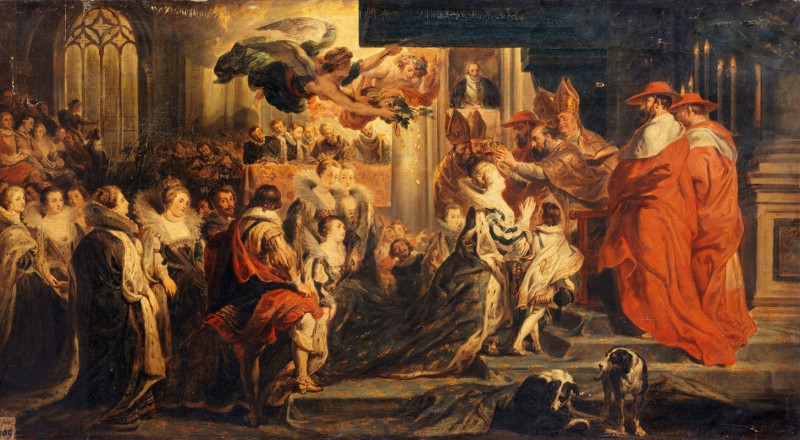 The Coronation of Marie de Médicis, May 13, 1610 reproduction of painting by Peter Paul Rubens. ALL GICLEE PRINTS