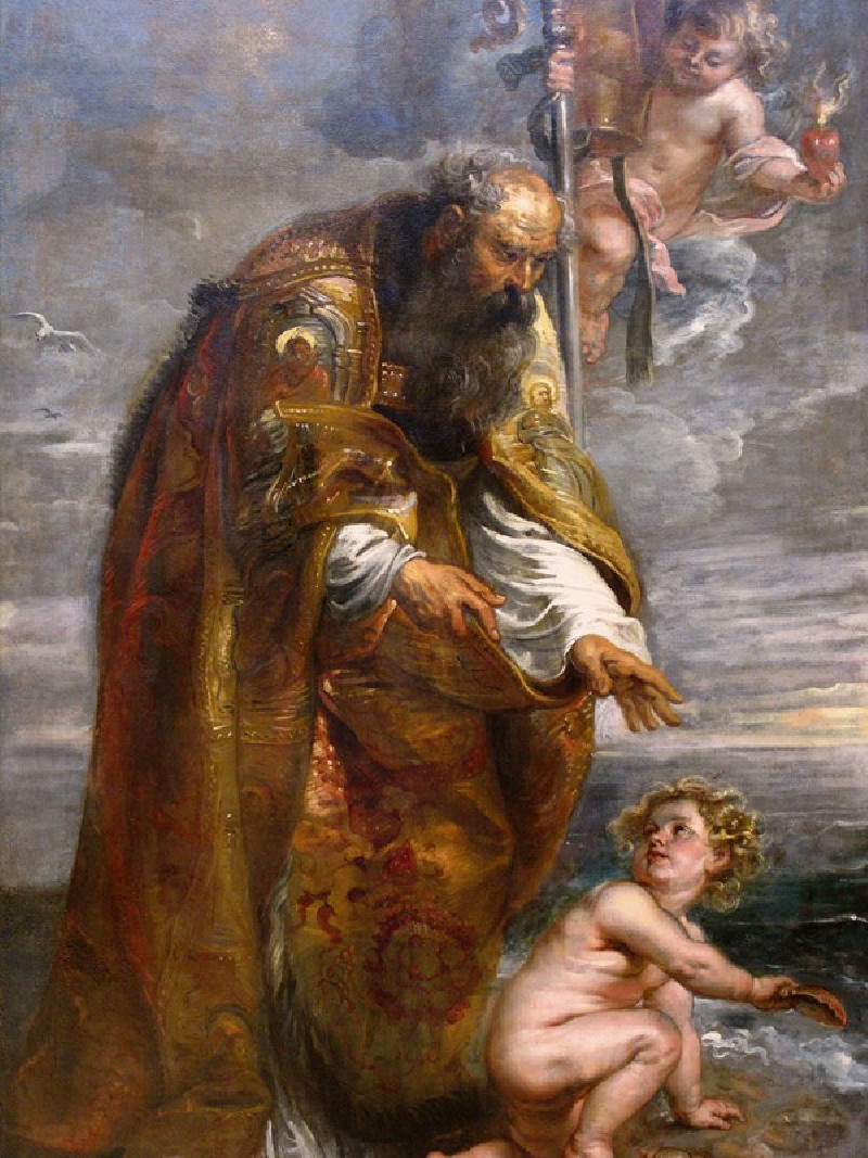 Saint Augustine reproduction of painting by Peter Paul Rubens. ALL GICLEE PRINTS