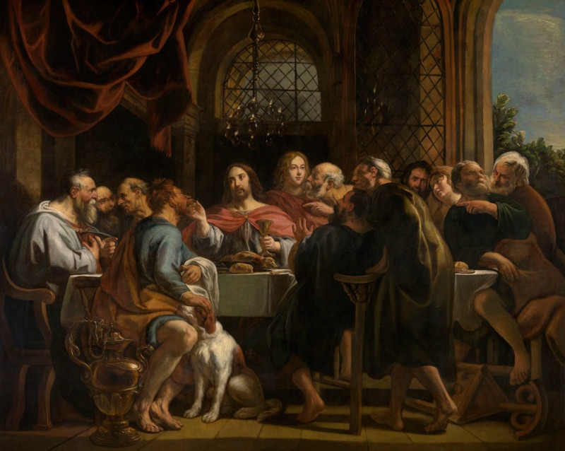 Peter Paul Rubens reprodukcija The Last Supper (1654-1655), VISOS REPRODUKCIJOS , paveikslai, reprodukcijos internetu