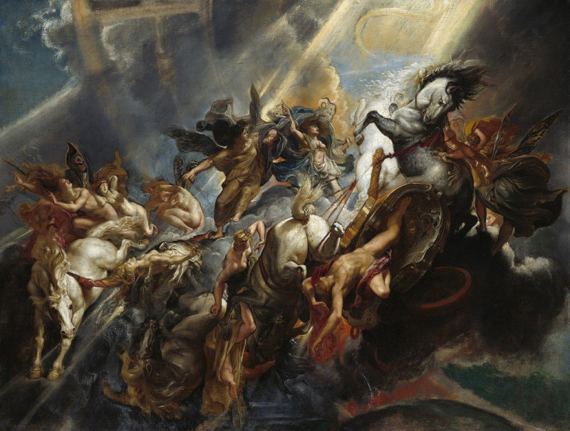 The Fall of Phaeton (C. 1604-1605) reproduction of painting by Peter Paul Rubens. ALL GICLEE PRINTS