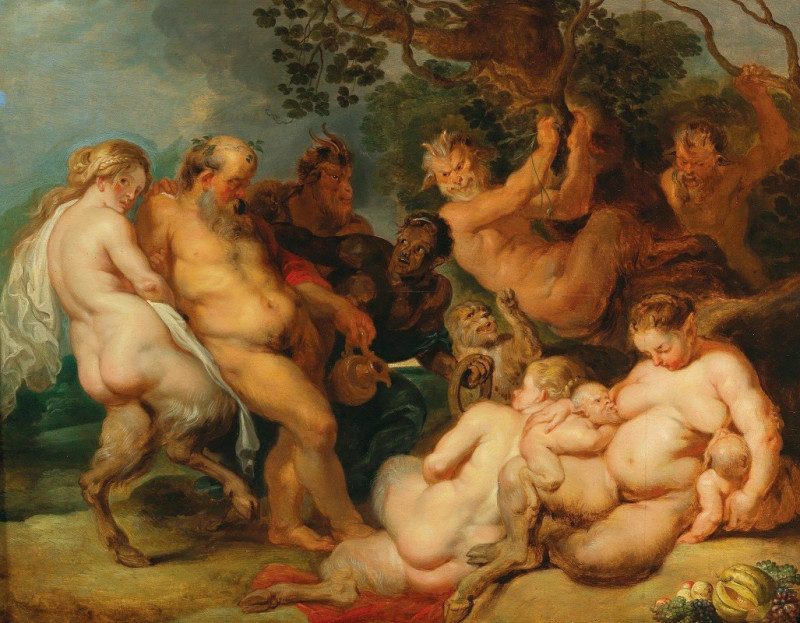 The Drunken Silenus reproduction of painting by . ALL GICLEE PRINTS