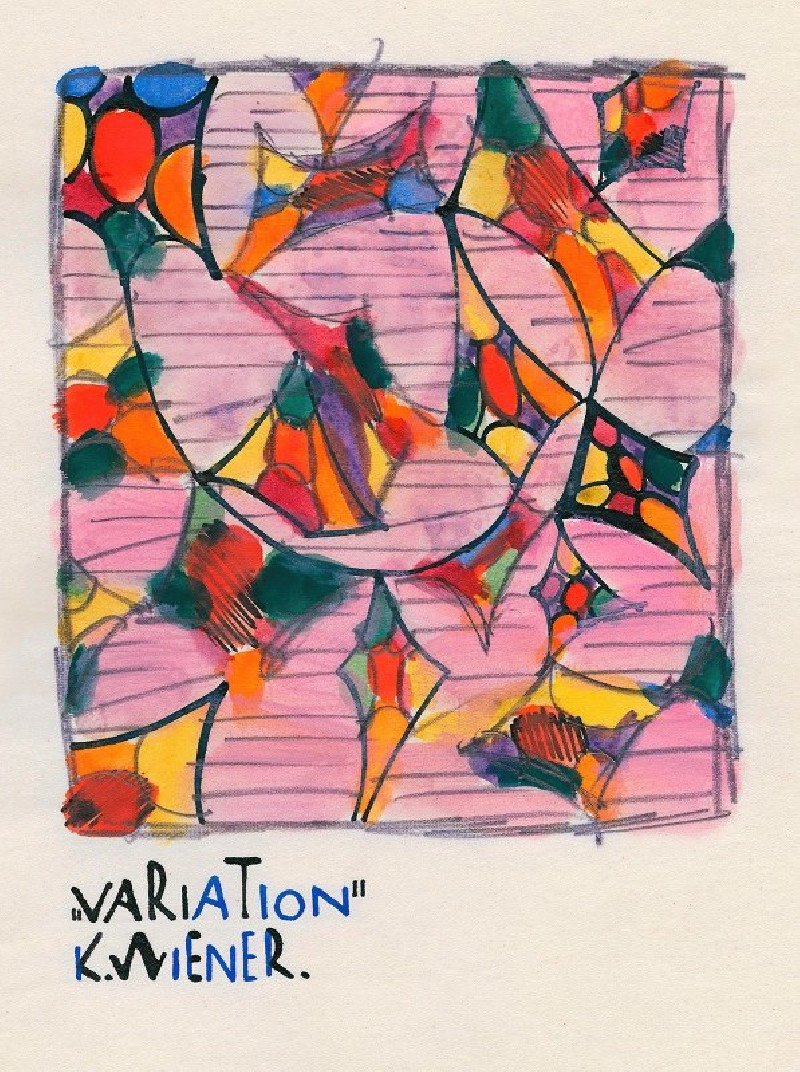 Variation (around 1921) reproduction of painting by Karl Wiener. ALL GICLEE PRINTS