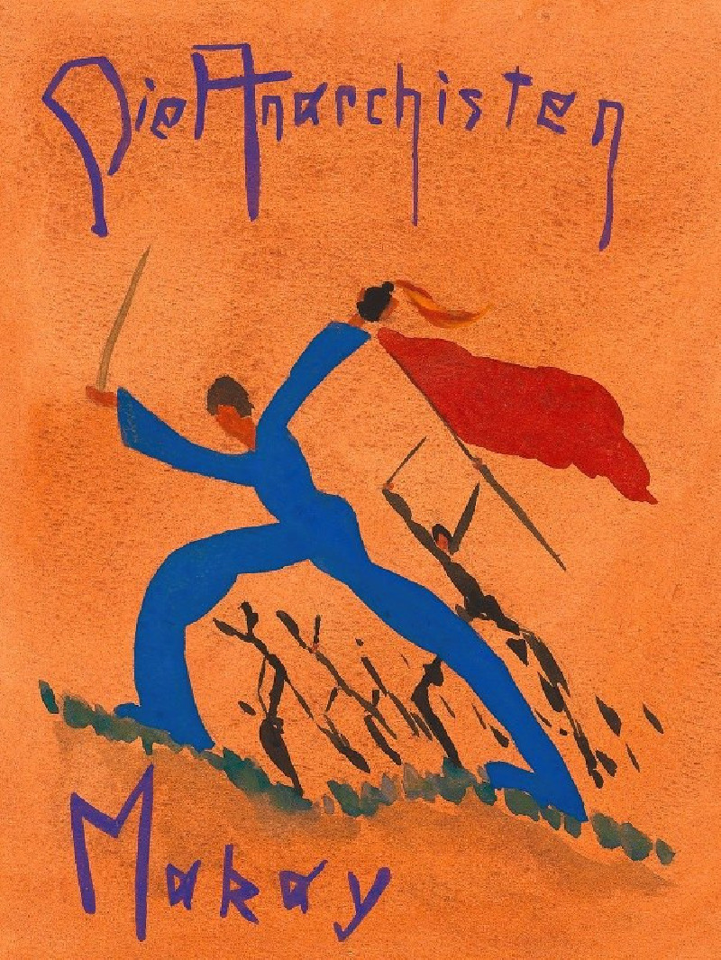 Die Anarchisten Makay (1919-1920) reproduction of painting by Karl Wiener. ALL GICLEE PRINTS