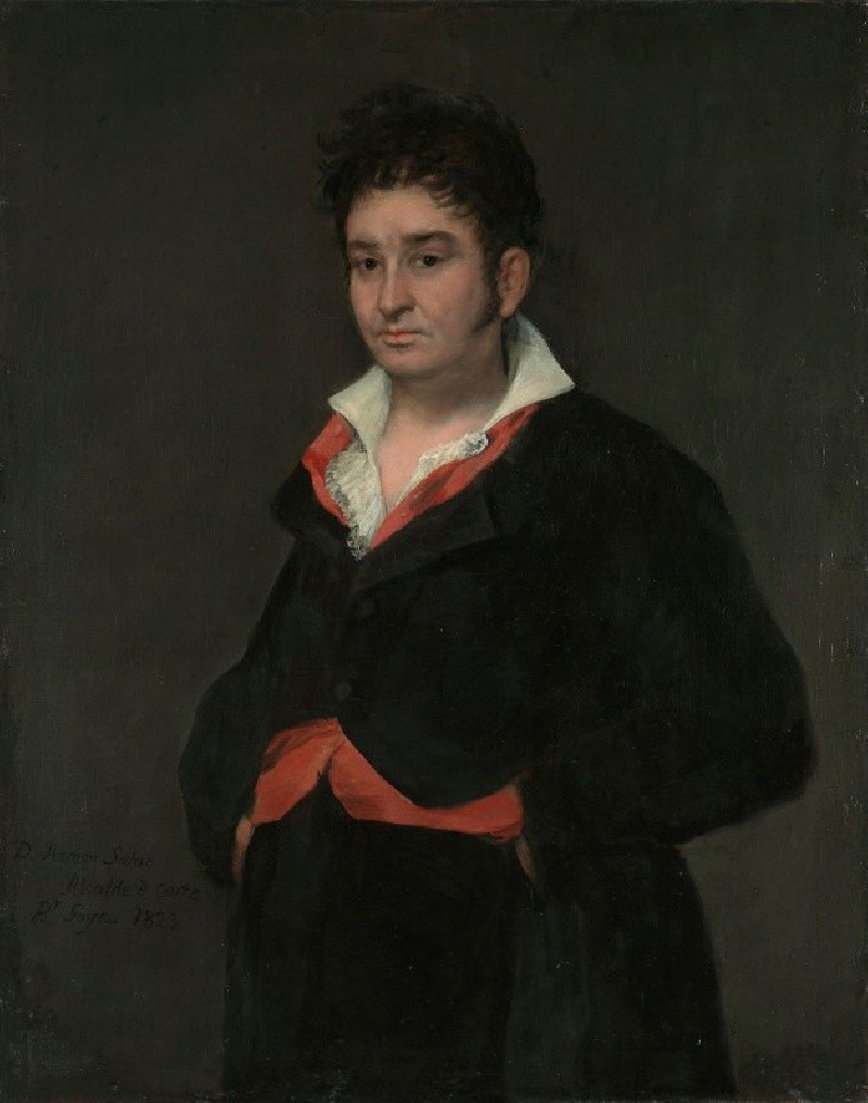 Portrait of Don Ramón Satué (1823) reproduction of painting by Francisco de Goya. ALL GICLEE PRINTS