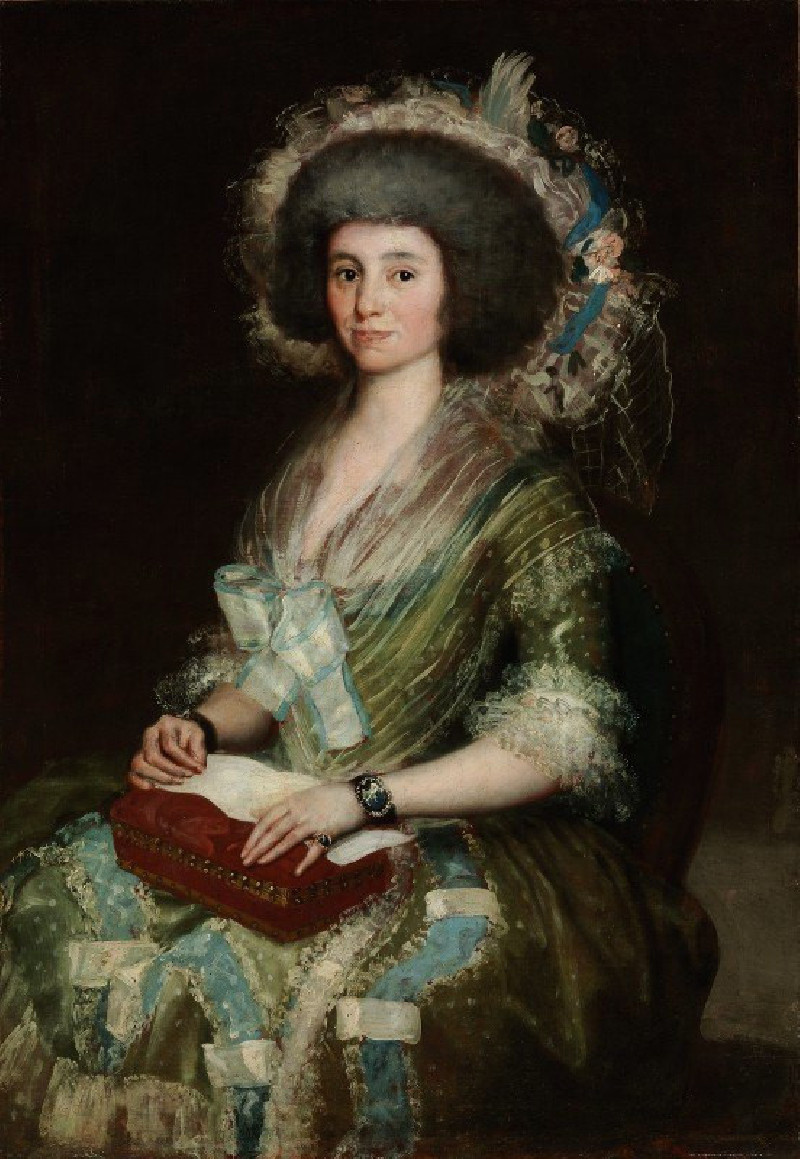 Francisco de Goya reprodukcija Portrait of Senora Ceán Bermudez, VISOS REPRODUKCIJOS , paveikslai, reprodukcijos internetu