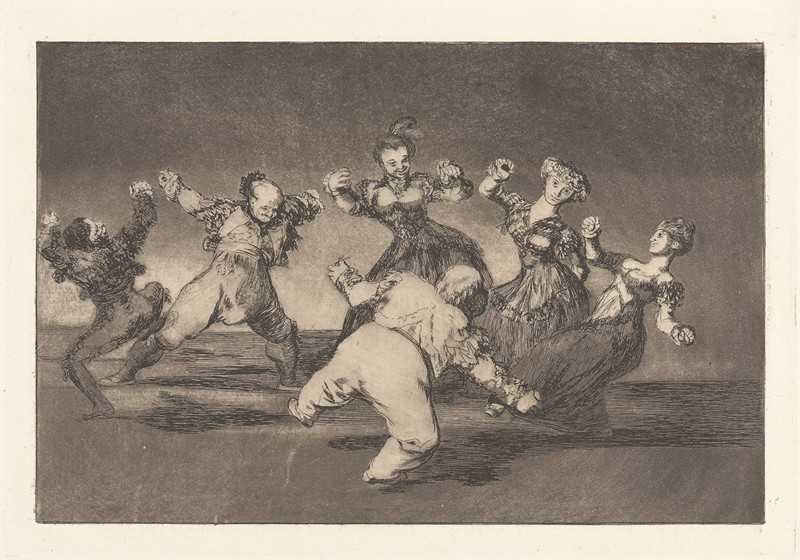 If Marion Will Dance, then She Will Have to Take the Consequences (Si Marina Bayló, Tome lo Que Halló) (ca. 1813-1820) reprod...