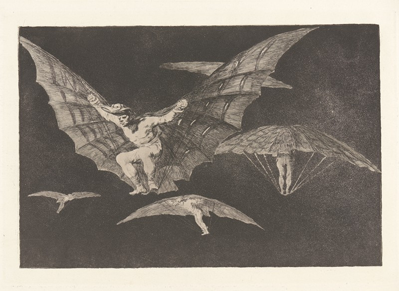 Where There’s a Will There’s a Way [A Way of Flying] (Donde Hay Ganas Hay Maña [Modo de Volar]) (ca. 1813-1820) reproduction ...