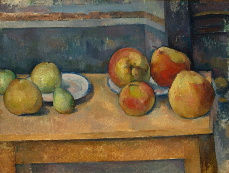 Still Life with Apples and Pears (ca. 1891–92) reproduction of painting by Paul Cézanne. Still-life