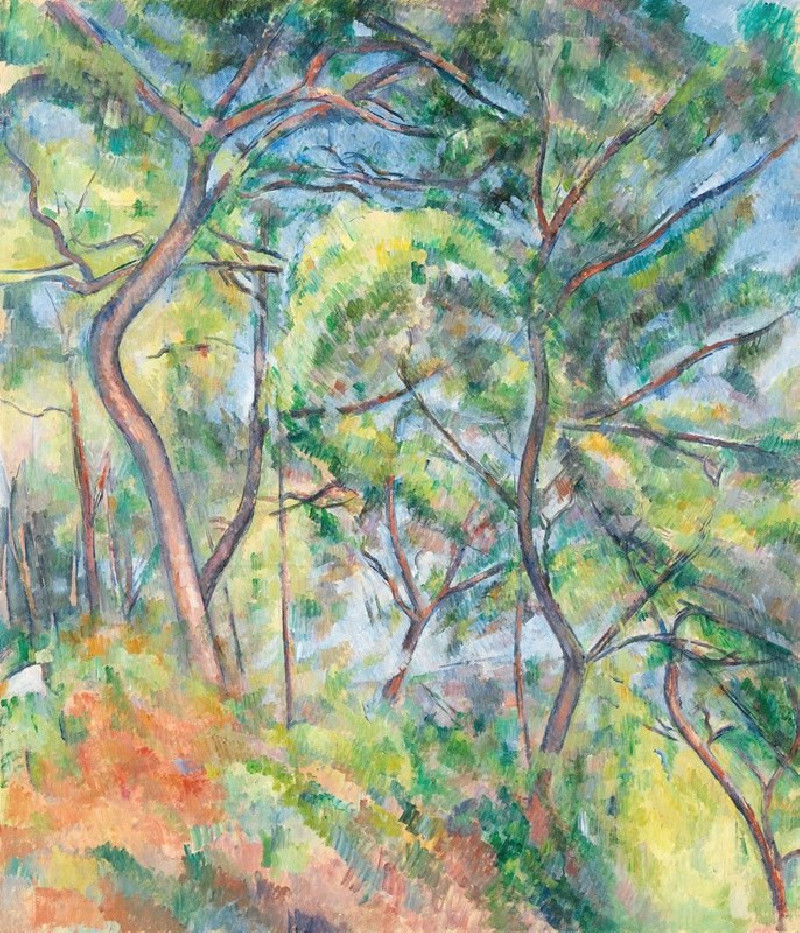 Sous-Bois (circa 1894) reproduction of painting by Paul Cézanne. ALL GICLEE PRINTS