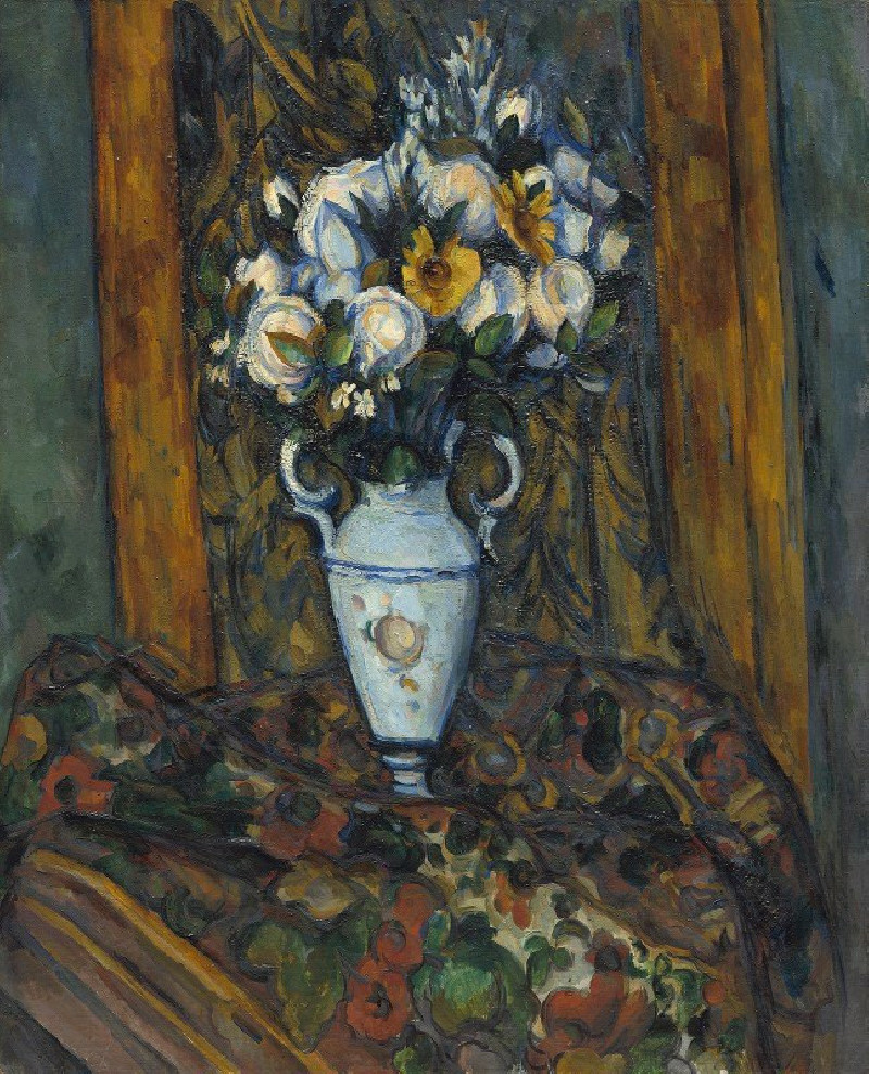 Paul Cézanne reprodukcija Vase of Flowers (1900-1903), VISOS REPRODUKCIJOS , paveikslai, reprodukcijos internetu