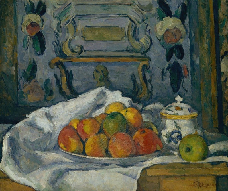 Paul Cézanne reprodukcija Dish of Apples (ca. 1876–77), VISOS REPRODUKCIJOS , paveikslai, reprodukcijos internetu