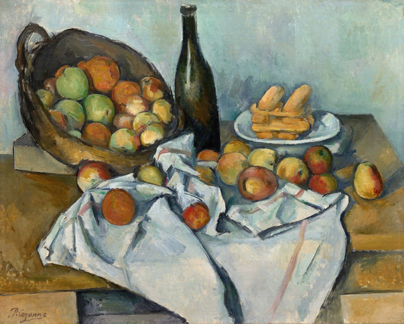 Paul Cézanne reprodukcija The Basket of Apples (1893), VISOS REPRODUKCIJOS , paveikslai, reprodukcijos internetu