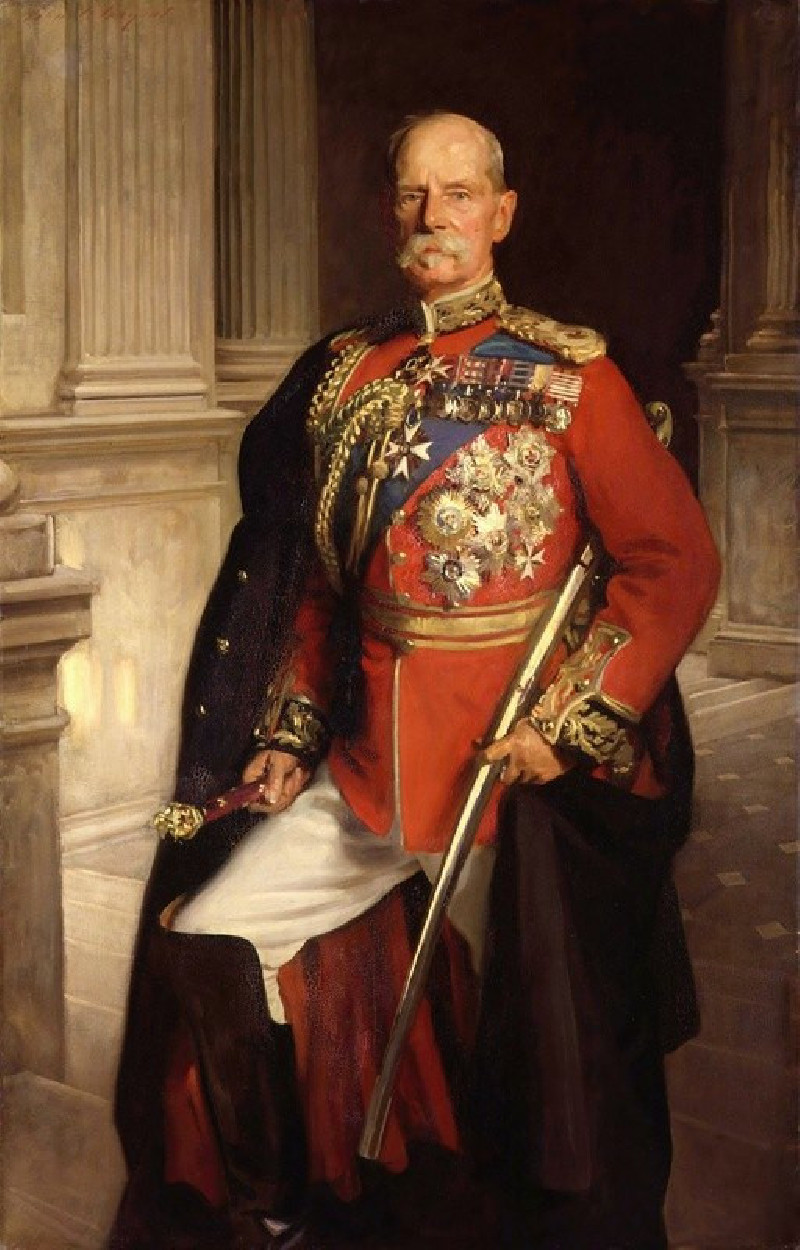 Frederick Sleigh Roberts, 1st Earl Roberts (1906) reproduction of painting by John Singer Sargent. ALL GICLEE PRINTS