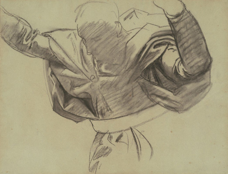 John Singer Sargent reprodukcija Study for ‘Handmaid of the Lord’ (1903-1916), VISOS REPRODUKCIJOS , paveikslai, reprodukcijo...