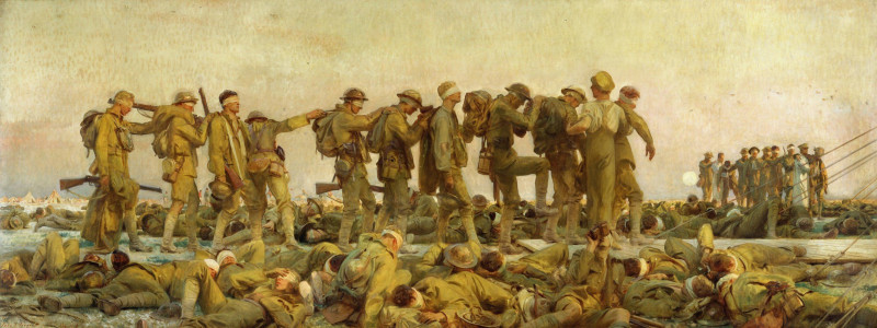 Gassed reproduction of painting by John Singer Sargent. ALL GICLEE PRINTS