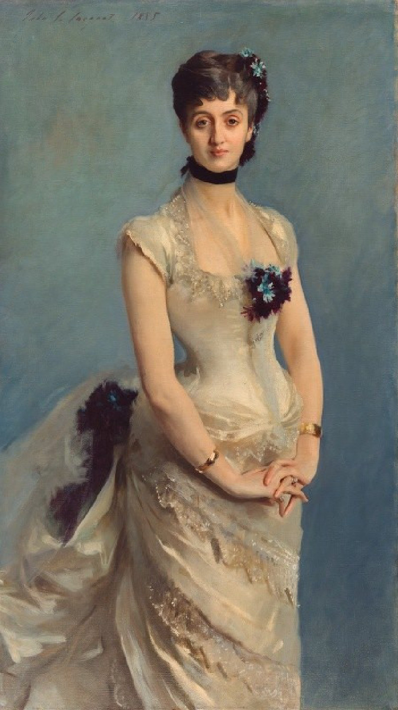 Madame Paul Poirson (1885) reproduction of painting by John Singer Sargent. ALL GICLEE PRINTS