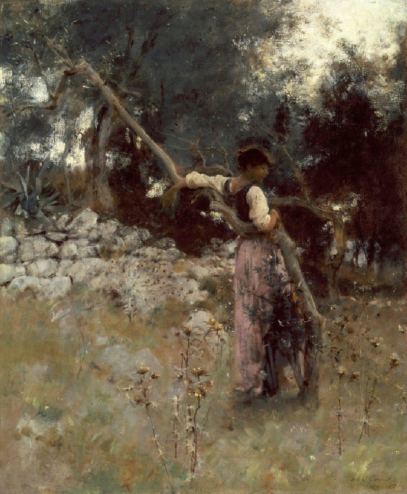 A Capriote (1878) reproduction of painting by John Singer Sargent. ALL GICLEE PRINTS