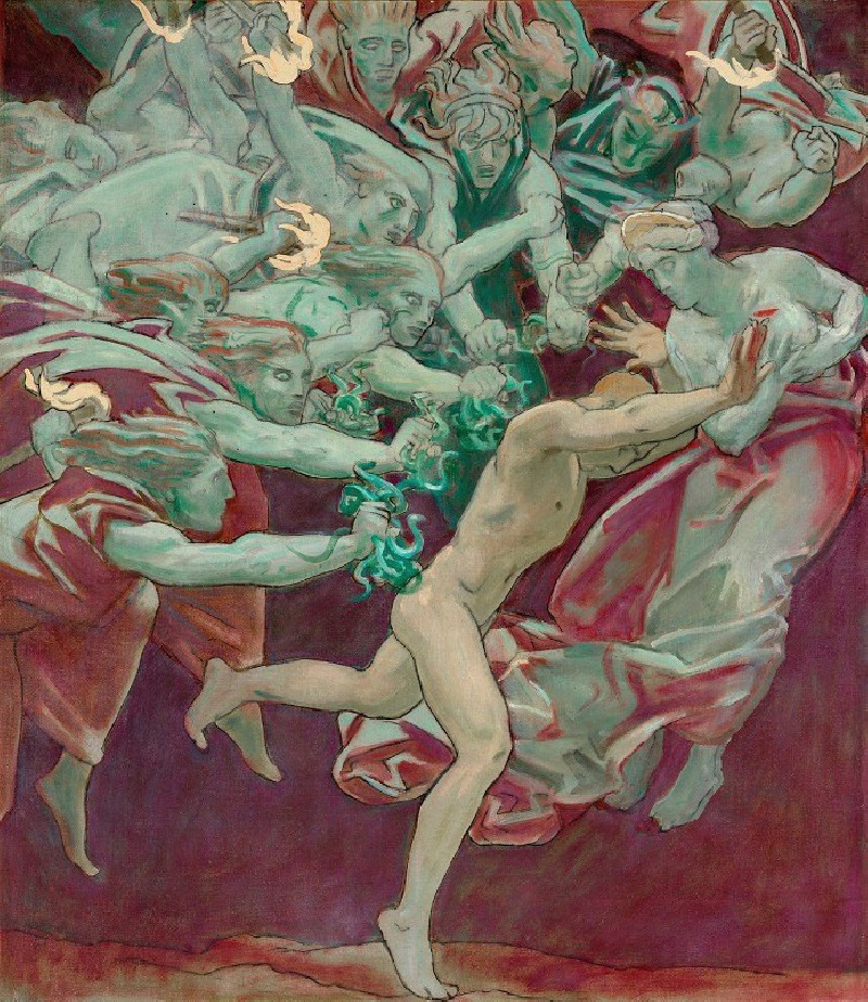 Orestes and The furies (Ca. 1920–21) reproduction of painting by John Singer Sargent. ALL GICLEE PRINTS