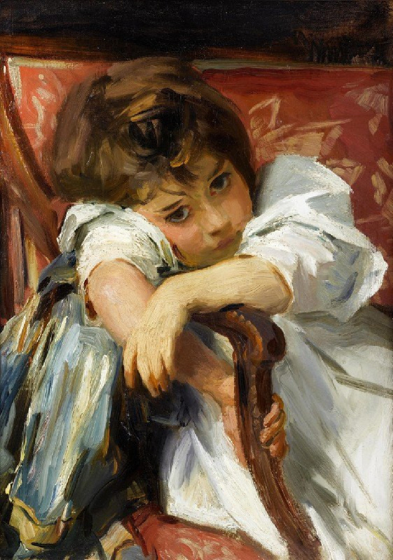 Portrait Of A Child reproduction of painting by John Singer Sargent. ALL GICLEE PRINTS