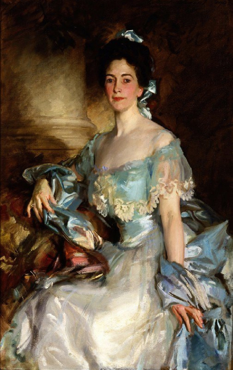 John Singer Sargent reprodukcija Portrait Of Mrs A Lawrence Rotch (1903), VISOS REPRODUKCIJOS , paveikslai, reprodukcijos int...