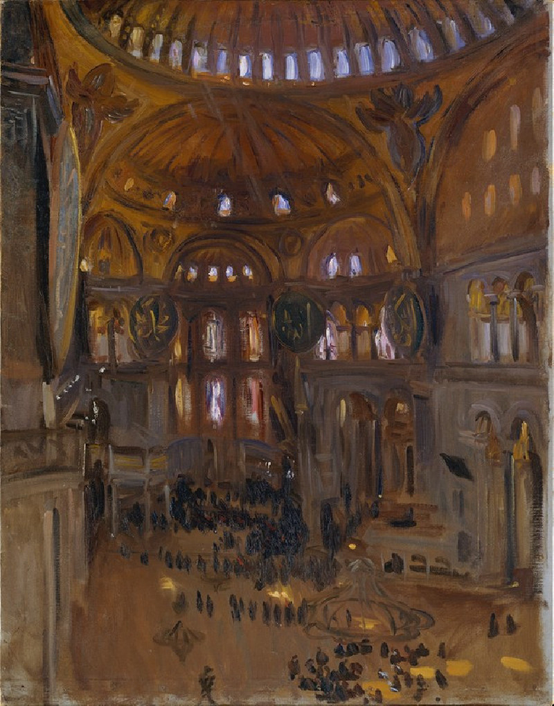 John Singer Sargent reprodukcija Santa Sofia (circa 1891), VISOS REPRODUKCIJOS , paveikslai, reprodukcijos internetu