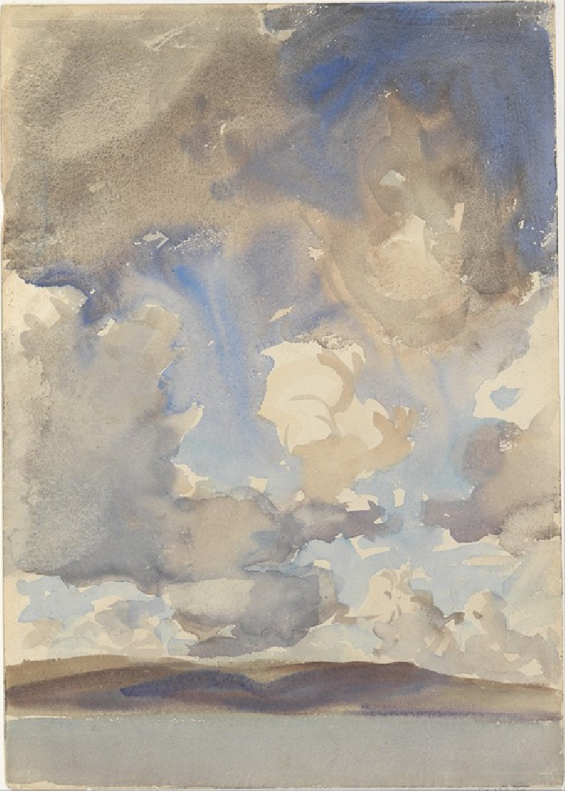 Clouds (1897) reproduction of painting by John Singer Sargent. ALL GICLEE PRINTS