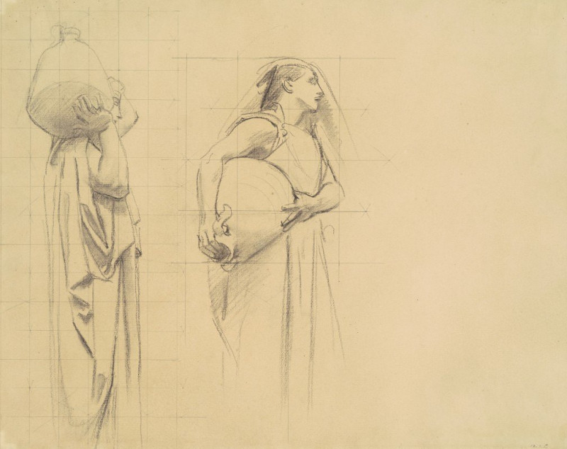 John Singer Sargent reprodukcija Study for ‘The Danaïdes’ (1922-1925), VISOS REPRODUKCIJOS , paveikslai, reprodukcijos internetu