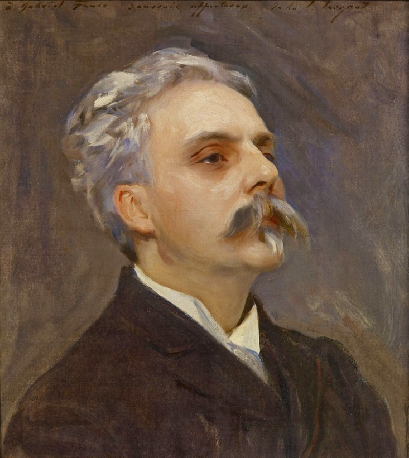 Portrait de Gabriel Fauré (1889) reproduction of painting by John Singer Sargent. ALL GICLEE PRINTS