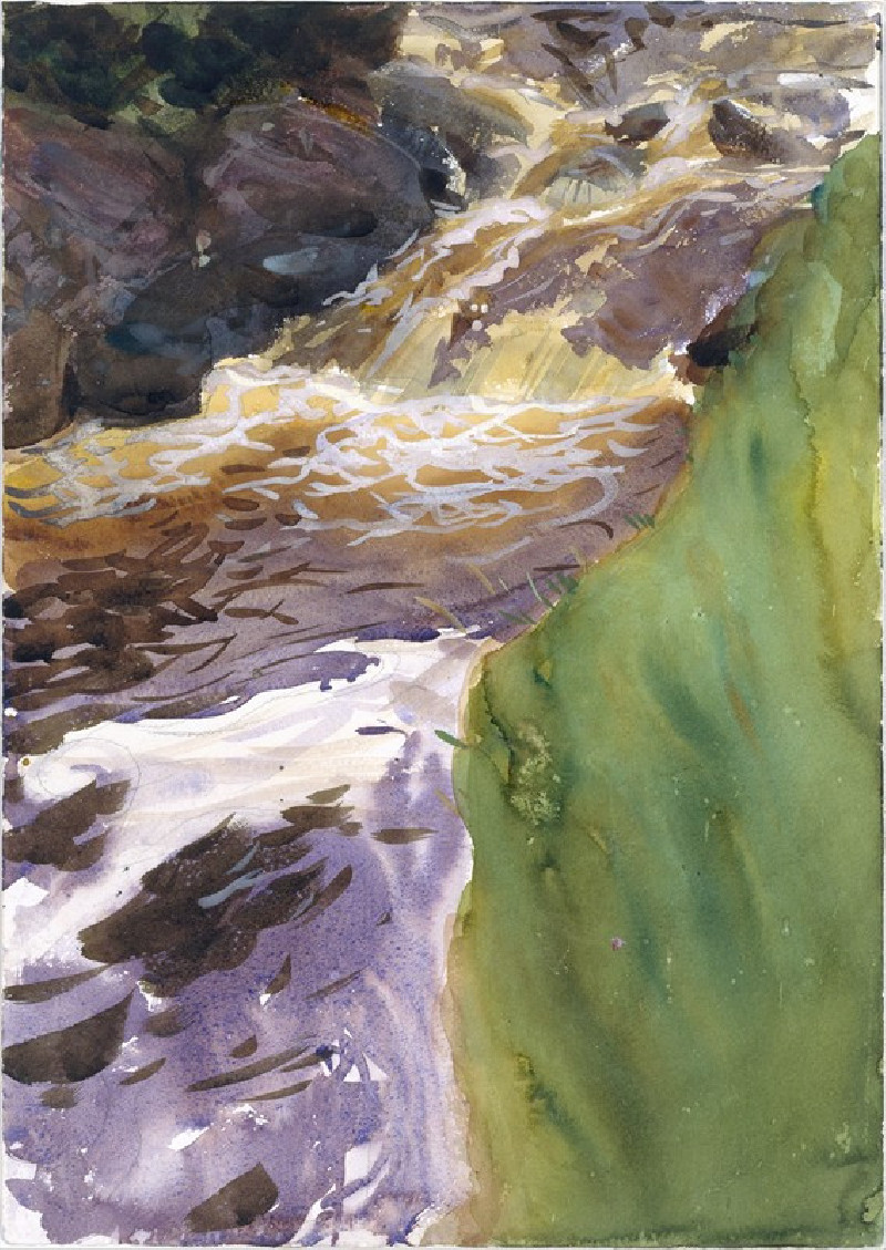 John Singer Sargent reprodukcija Rushing Water (circa 1901 –7), VISOS REPRODUKCIJOS , paveikslai, reprodukcijos internetu