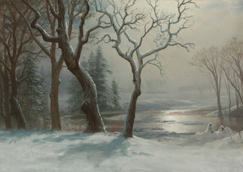 Winter In Yosemite reproduction of painting by Albert Bierstadt. ALL GICLEE PRINTS