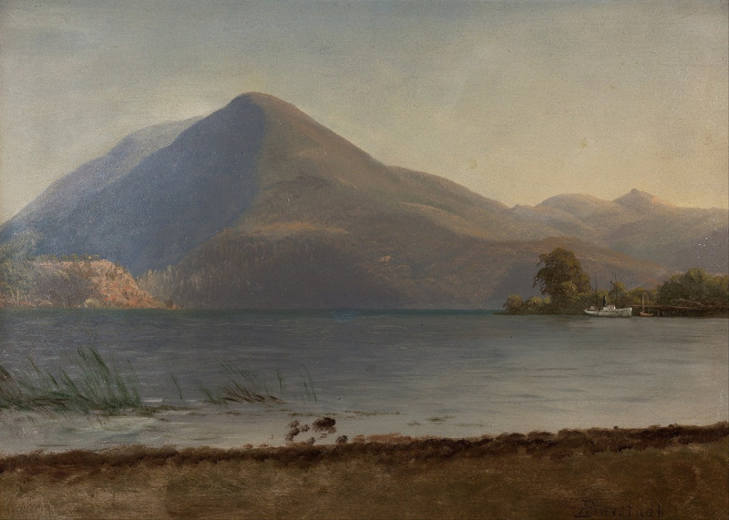 Albert Bierstadt reprodukcija On the Hudson, VISOS REPRODUKCIJOS , paveikslai, reprodukcijos internetu