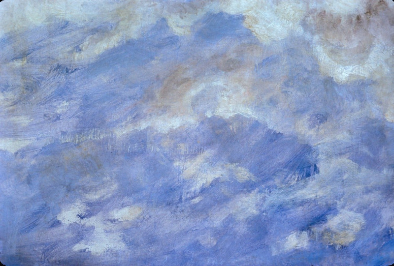 Cloud Study With Blue Sky (19th century) reproduction of painting by Albert Bierstadt. ALL GICLEE PRINTS