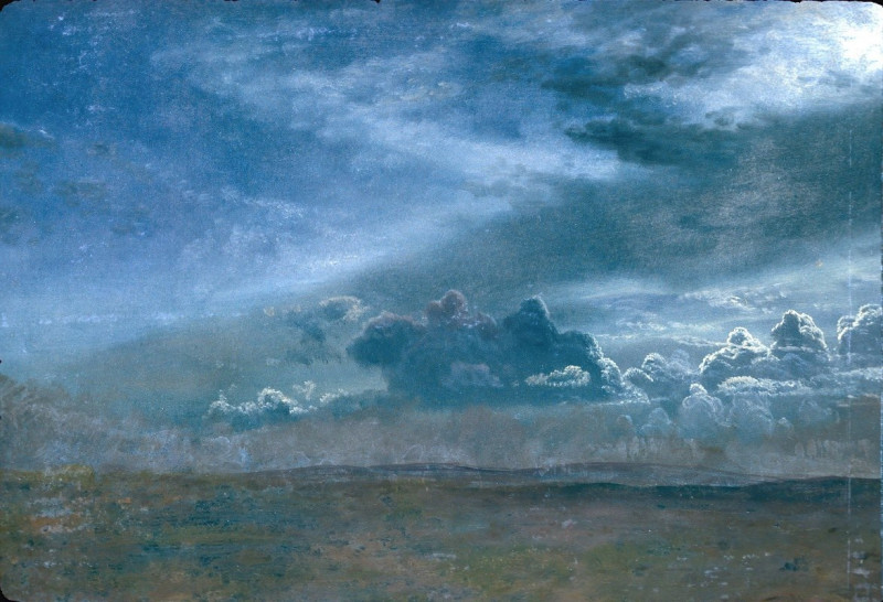 Landscape With Stormy Clouds (19th century) reproduction of painting by Albert Bierstadt. ALL GICLEE PRINTS