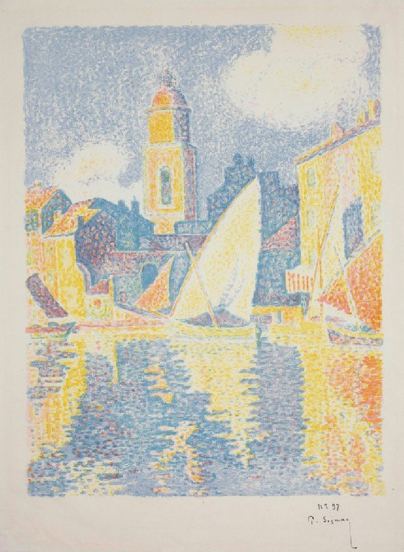 Paul Signac reprodukcija The Port of St. Tropez (1897–98), VISOS REPRODUKCIJOS , paveikslai, reprodukcijos internetu