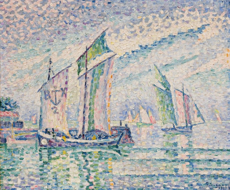 Le Chenal de la Rochelle (1927) reproduction of painting by Paul Signac. ALL GICLEE PRINTS