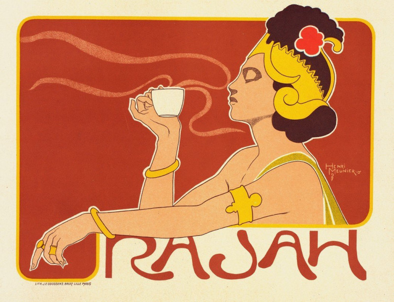 Georges Meunier reprodukcija Café Rajah (1899), VISOS REPRODUKCIJOS , paveikslai, reprodukcijos internetu