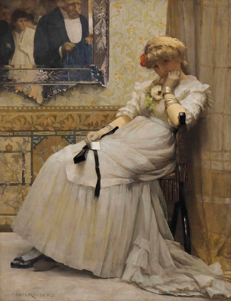 Sir John Lavery reprodukcija After the Dance (1883), VISOS REPRODUKCIJOS , paveikslai, reprodukcijos internetu