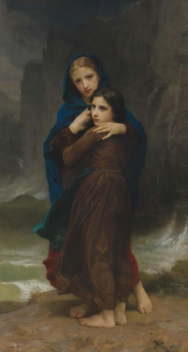 L’orage reproduction of painting by William Bouguereau. ALL GICLEE PRINTS