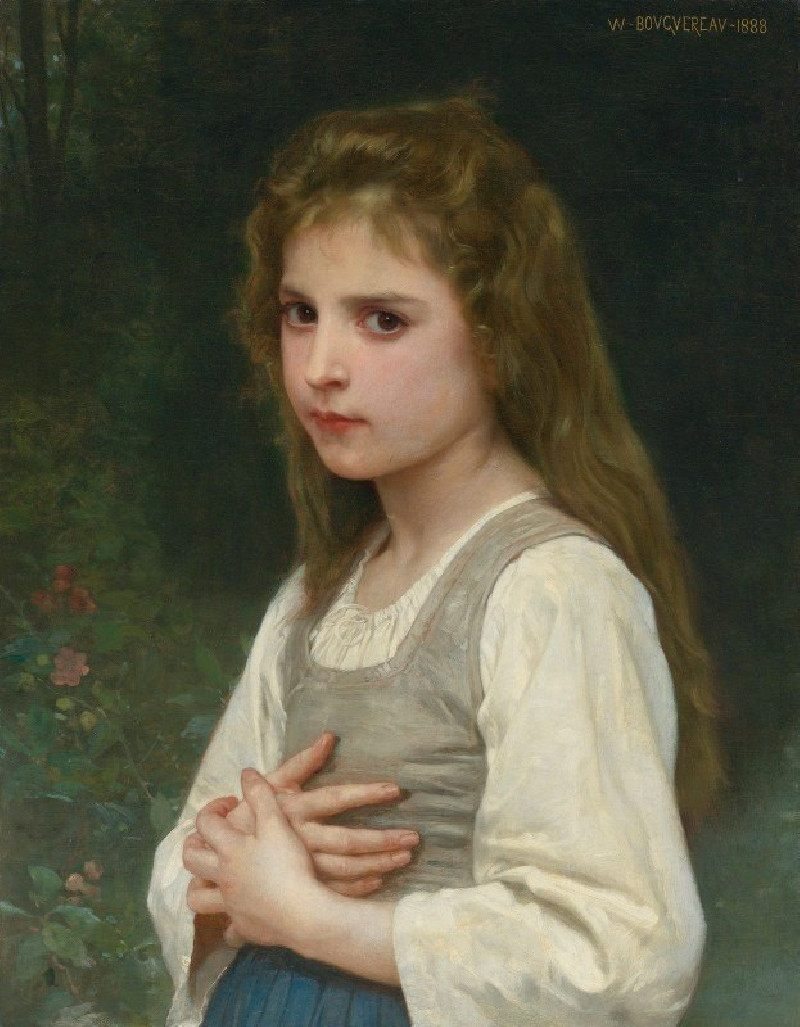 Jeanne (1888) reproduction of painting by William Bouguereau. ALL GICLEE PRINTS