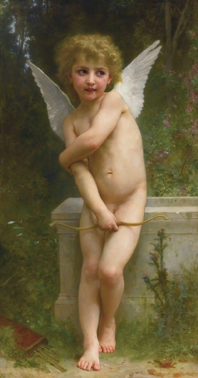 L’amour Piqué  ( 1894) reproduction of painting by William Bouguereau. ALL GICLEE PRINTS