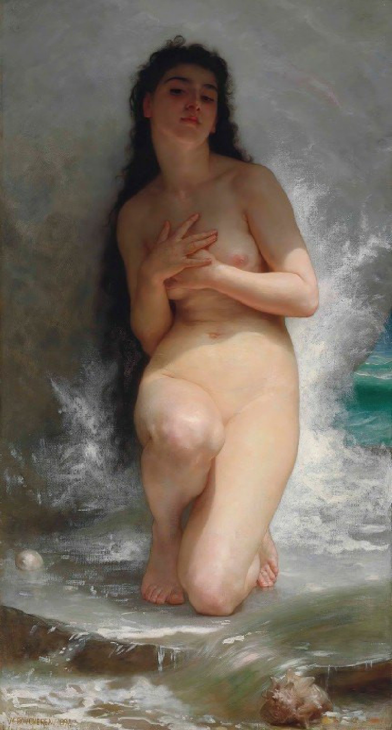 William Bouguereau reprodukcija La perle (1894), VISOS REPRODUKCIJOS , paveikslai, reprodukcijos internetu