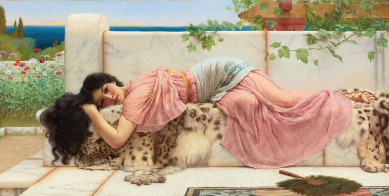 When The Heart Is Young (1902) reproduction of painting by John William Godward. ALL GICLEE PRINTS