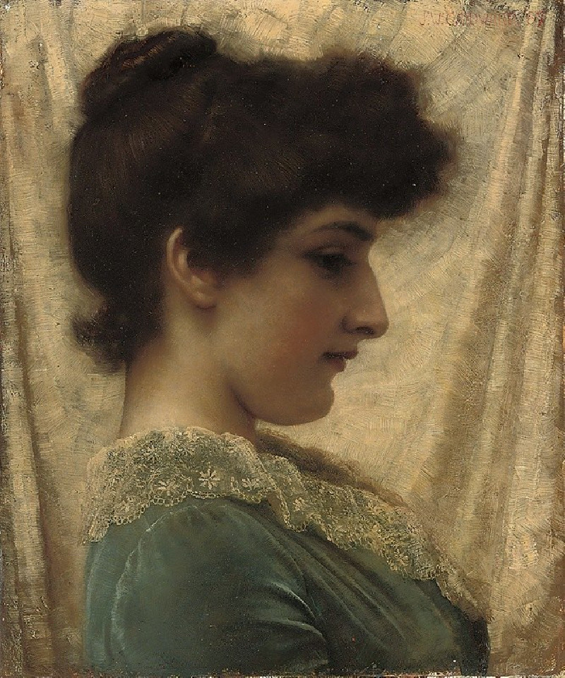 Dora 1887 reproduction of painting by John William Godward. ALL GICLEE PRINTS