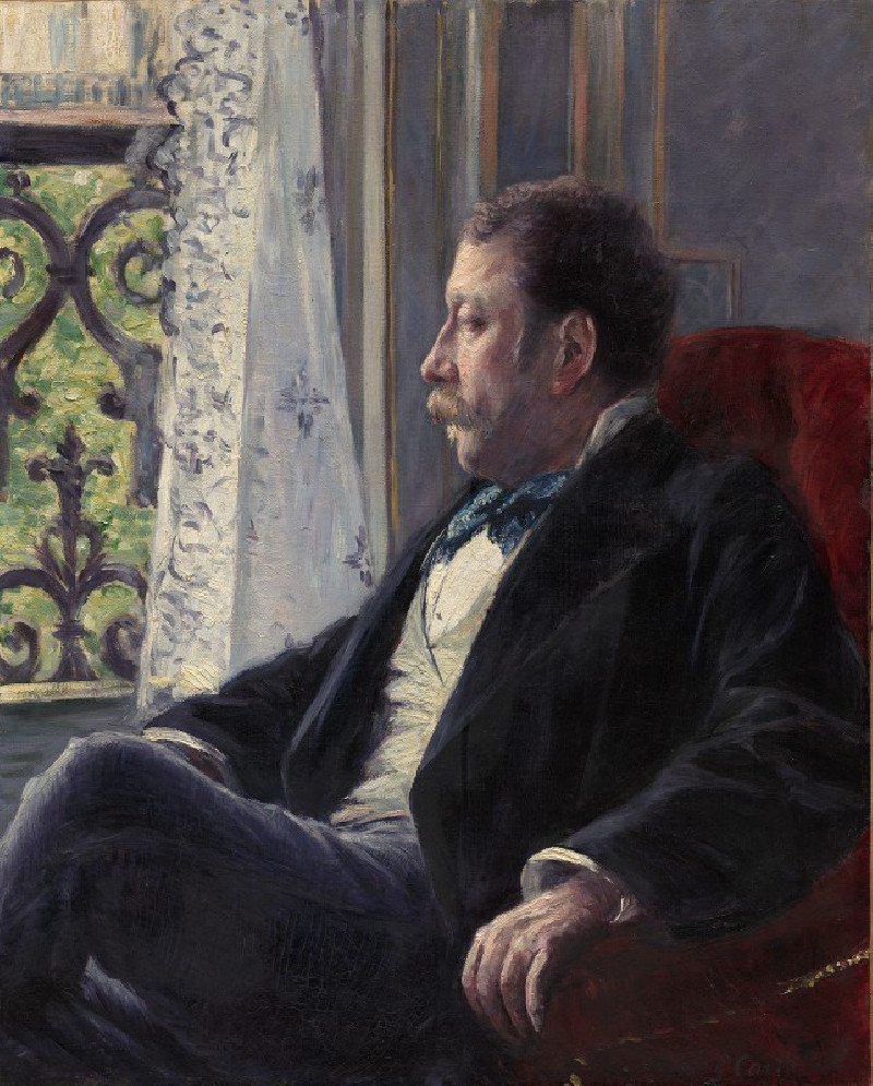 Portrait of a Man (1880) reproduction of painting by Gustave Caillebotte. ALL GICLEE PRINTS