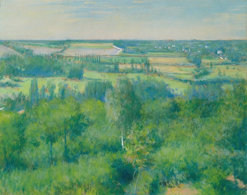 La Vallée De L’yerres (1877) reproduction of painting by Gustave Caillebotte. ALL GICLEE PRINTS